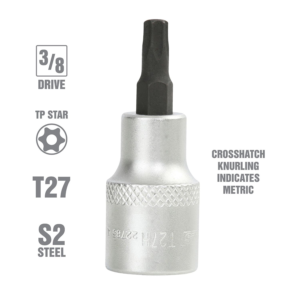 SOCKET TORX TAMP T27 X 3/8DR