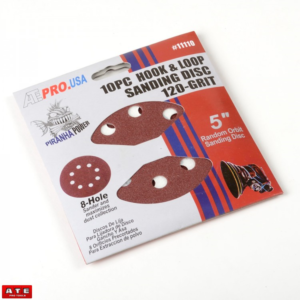 SANDING DISC 5' 10PC 120GRIT