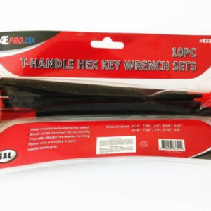 HEX KEY SET 10PC T-DIPPED 10PC