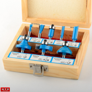 ROUTER BIT SET 1/4"SHK 8PC