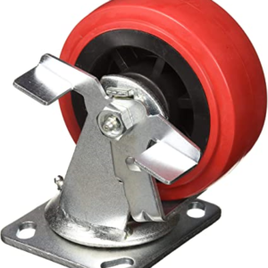 CASTER SWIVEL 5' W/LOCK PU