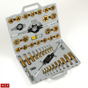 TAP AND DIE SET 45PC TITAN MM