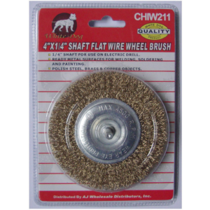 WIRE WHEEL 4' X 1/4' SHAFT